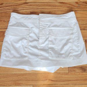 Zara White Skort with Pockets